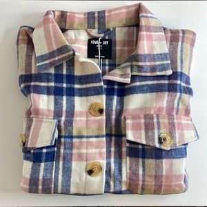 Pink and Blue Flannel